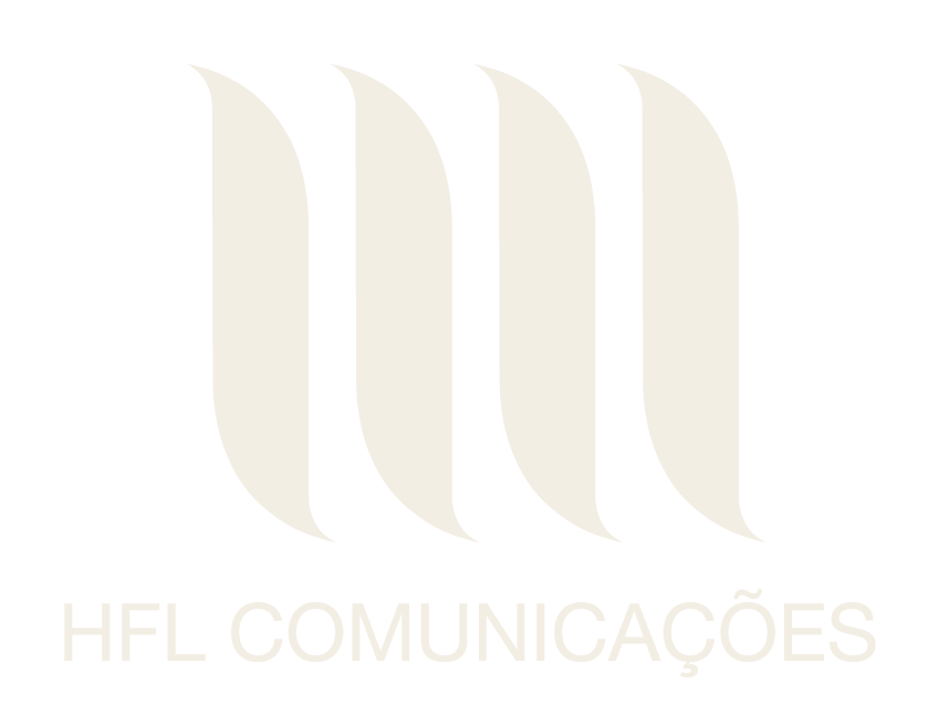 Logo HFL Comunicações em Cor Clara